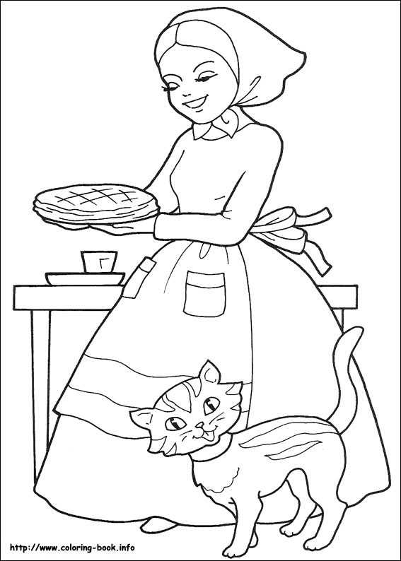 Little Red Riding Hood coloring picture